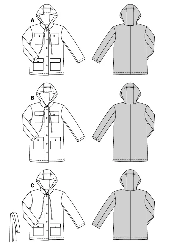 Patron Burda n°5923 : Parka - Image 2