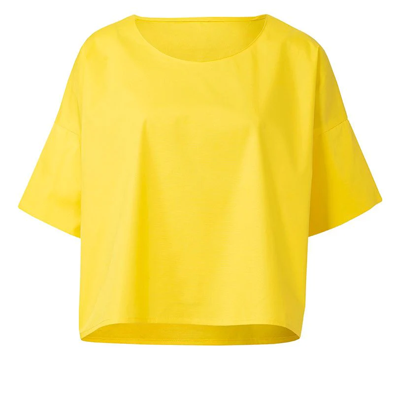 Patron Burda n° 6243 : Tee-shirt  encolure ronde   forme carrée  ruchés - Image 6