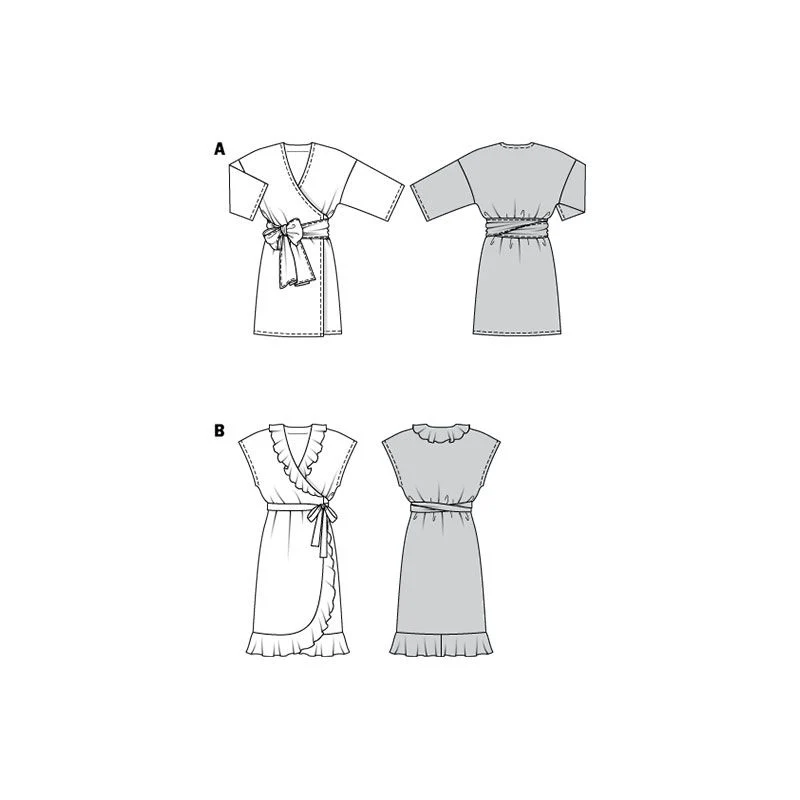 Patron Burda n°6207 : Robe portefeuille - Image 7