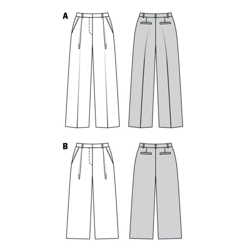 Patron Burda n°6436: Pantalon larges - Image 3