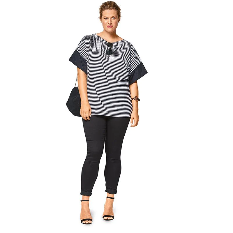 Patron Burda n°6445: Tee-shirt encolure ronde - Image 3