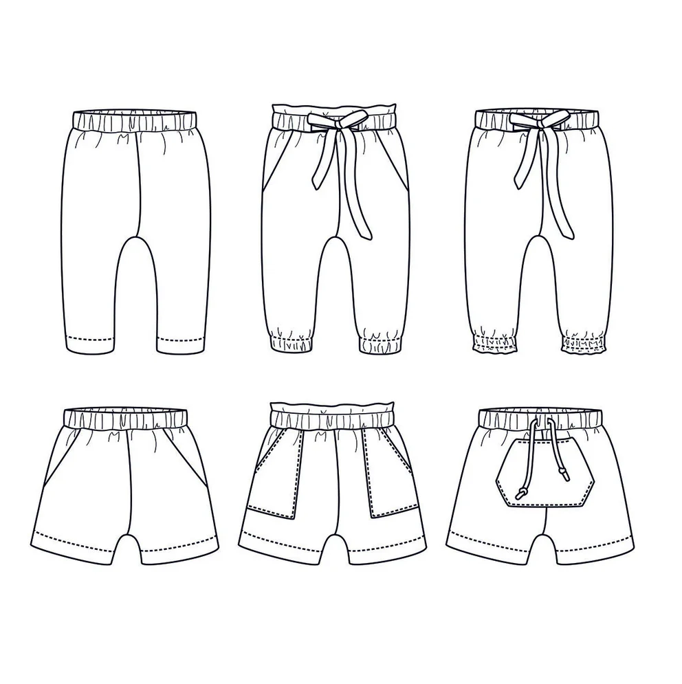 Patron de Couture Enfant pantalon ou Short NEW YORK - Image 2