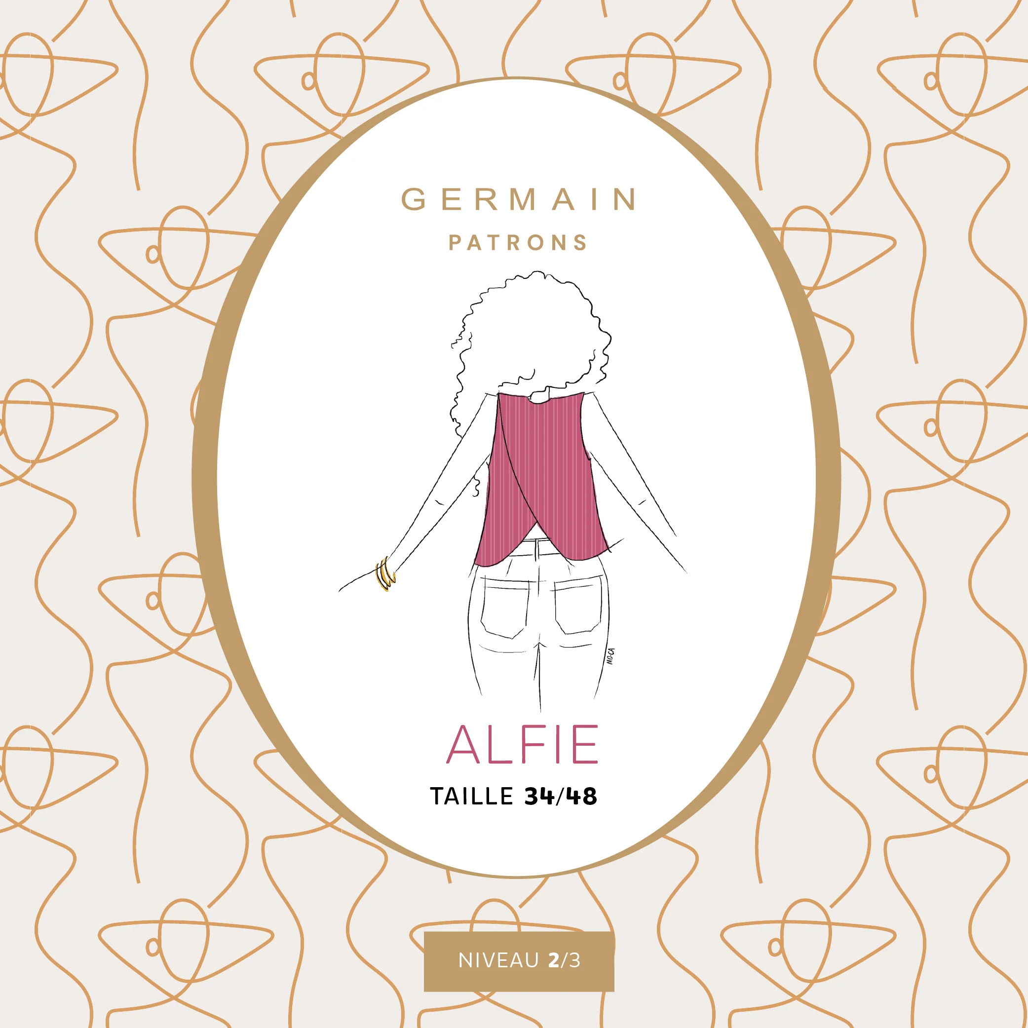 Patron de couture Gilet ALFIE