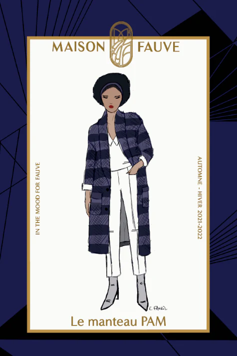 Patron de couture manteau PAM