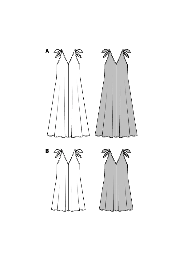 Patron N°6663 Burda : Robe d'été - Image 2