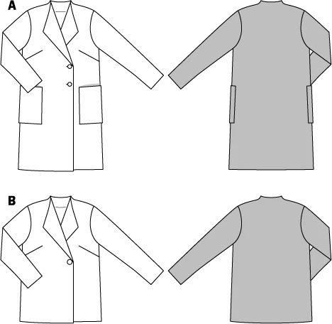 Patron n°6736 : Manteau - Image 2