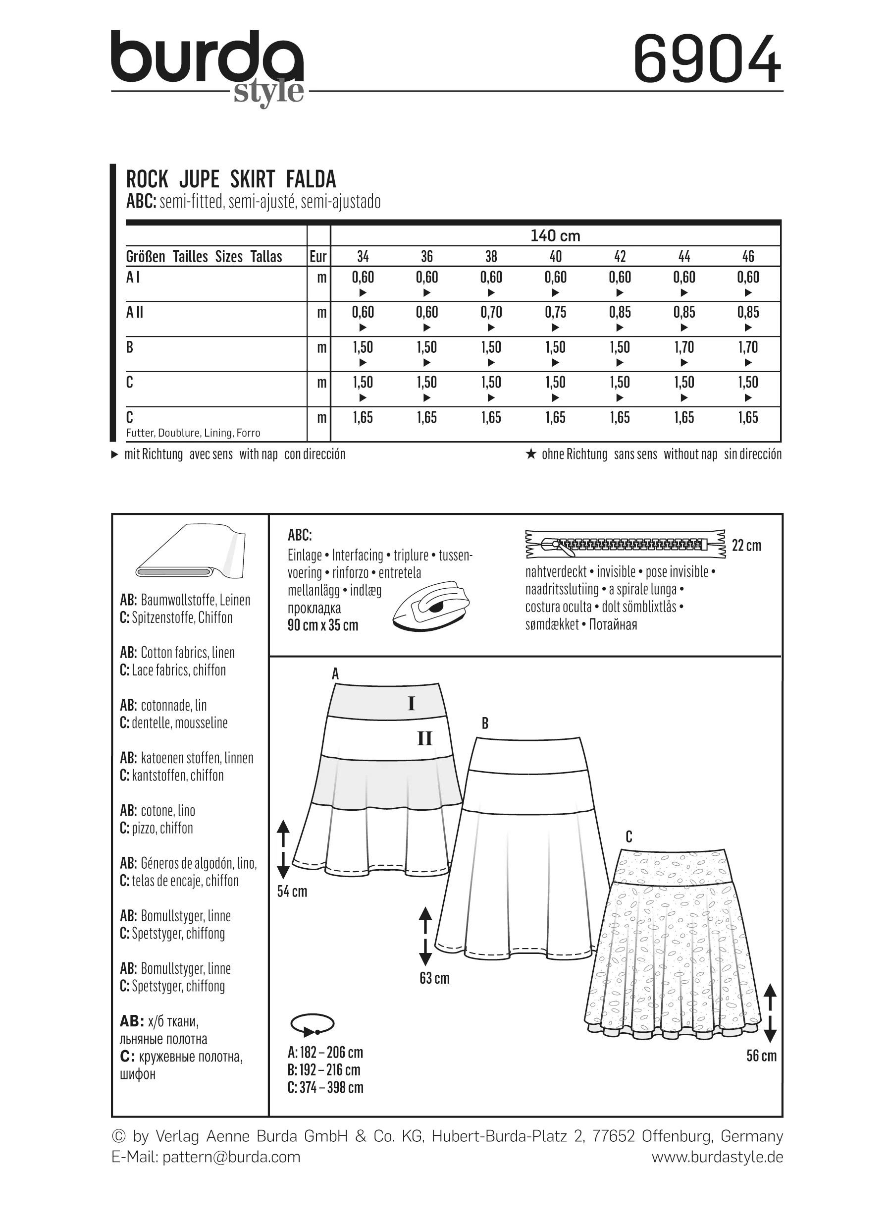 Patron n°6904 : Jupe - Image 6