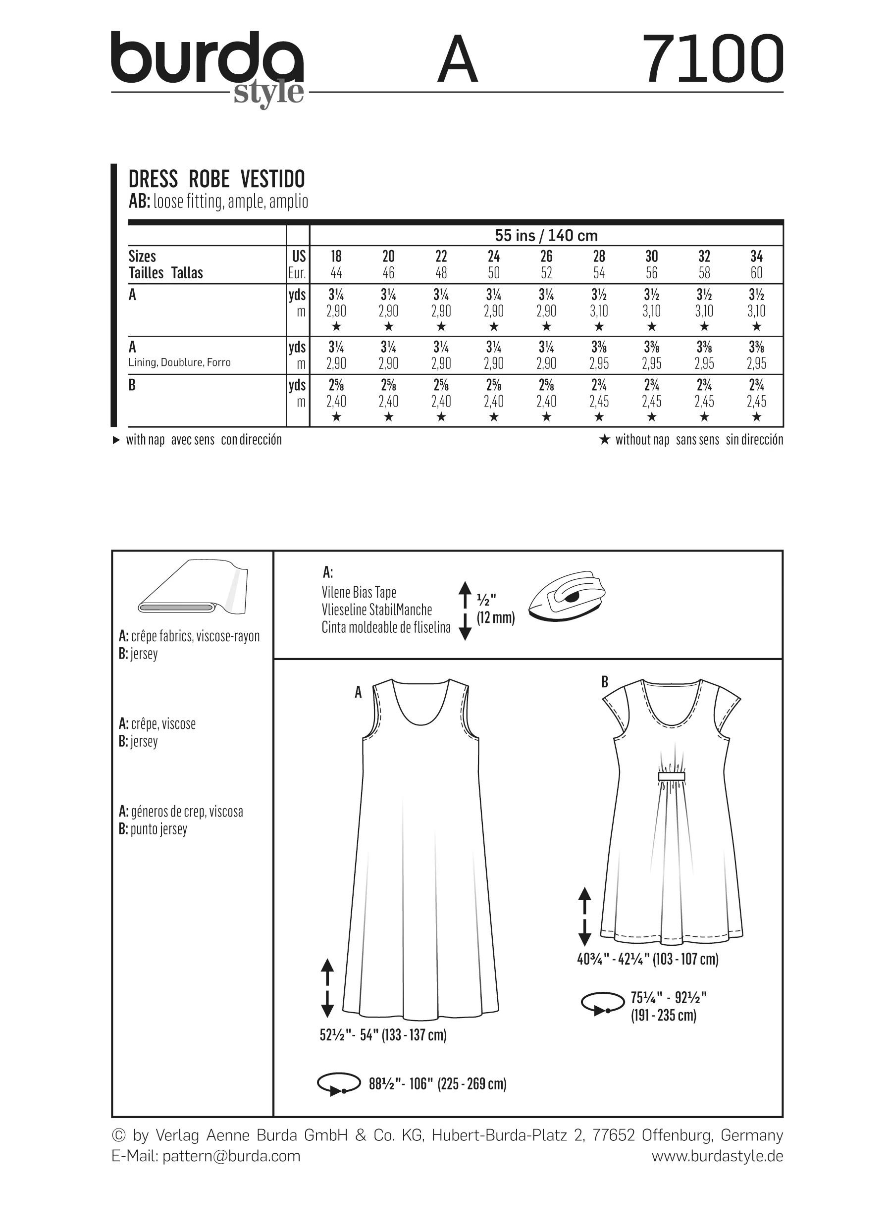 Patron n°7100 : Robe - Image 6