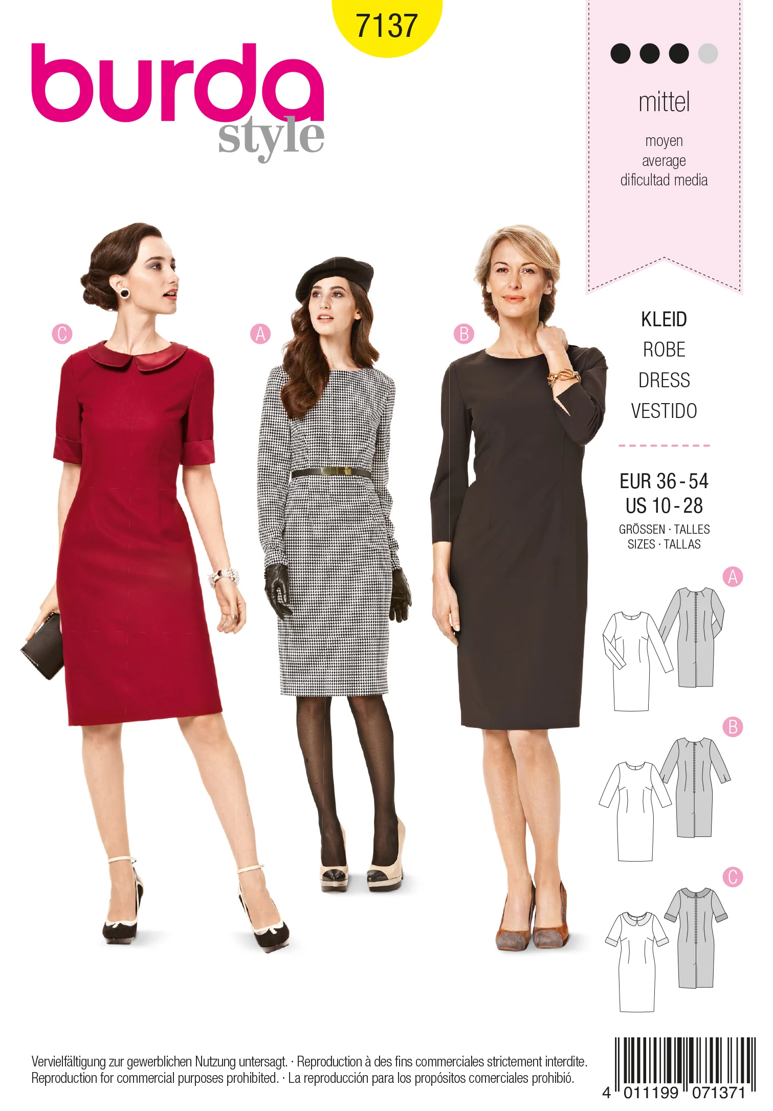 Patron n°7137 : Robe cintrée