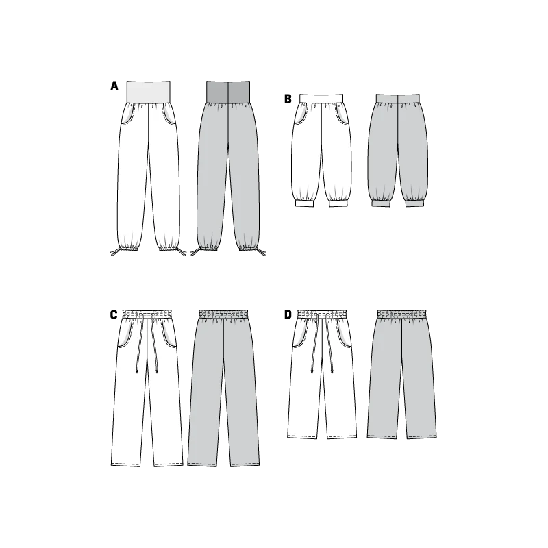 Patron n°7230 : Pantalon confortable - Image 4