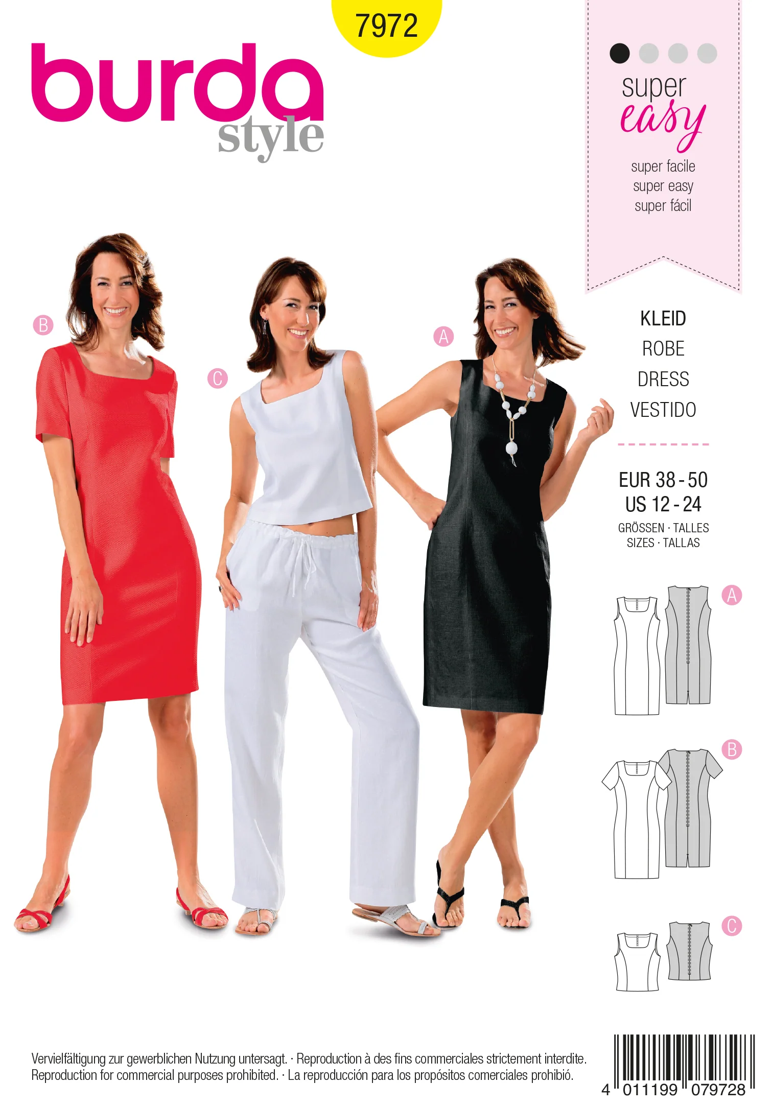 Patron n°7972 : Robe