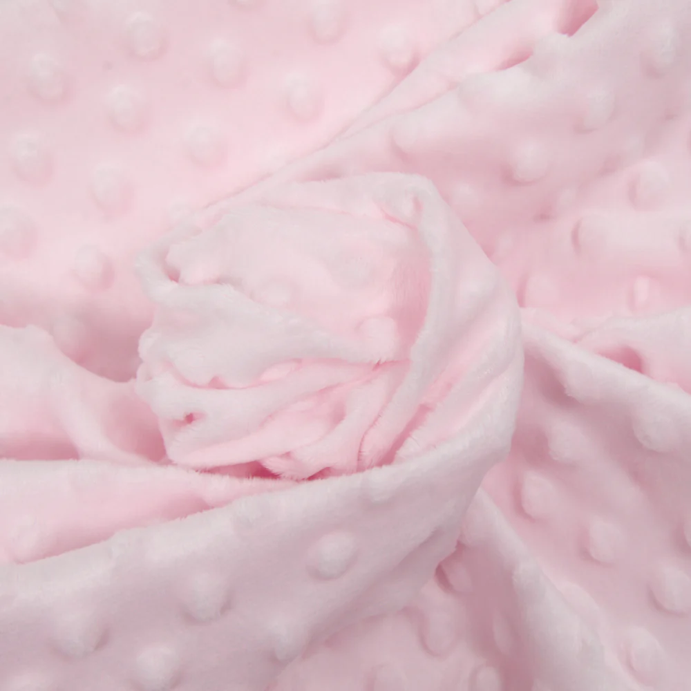 Polaire minky relief rose - Image 2