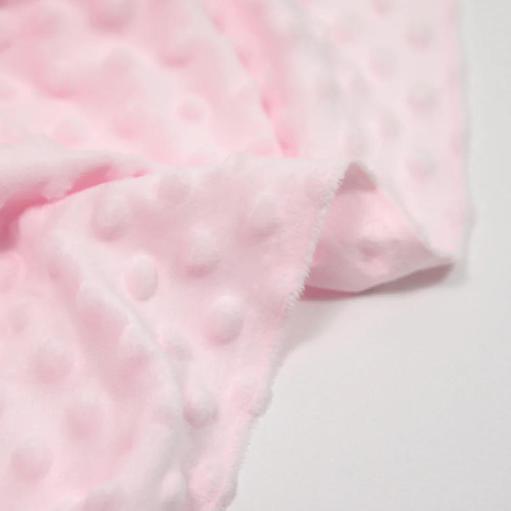 Polaire minky relief rose - Image 4