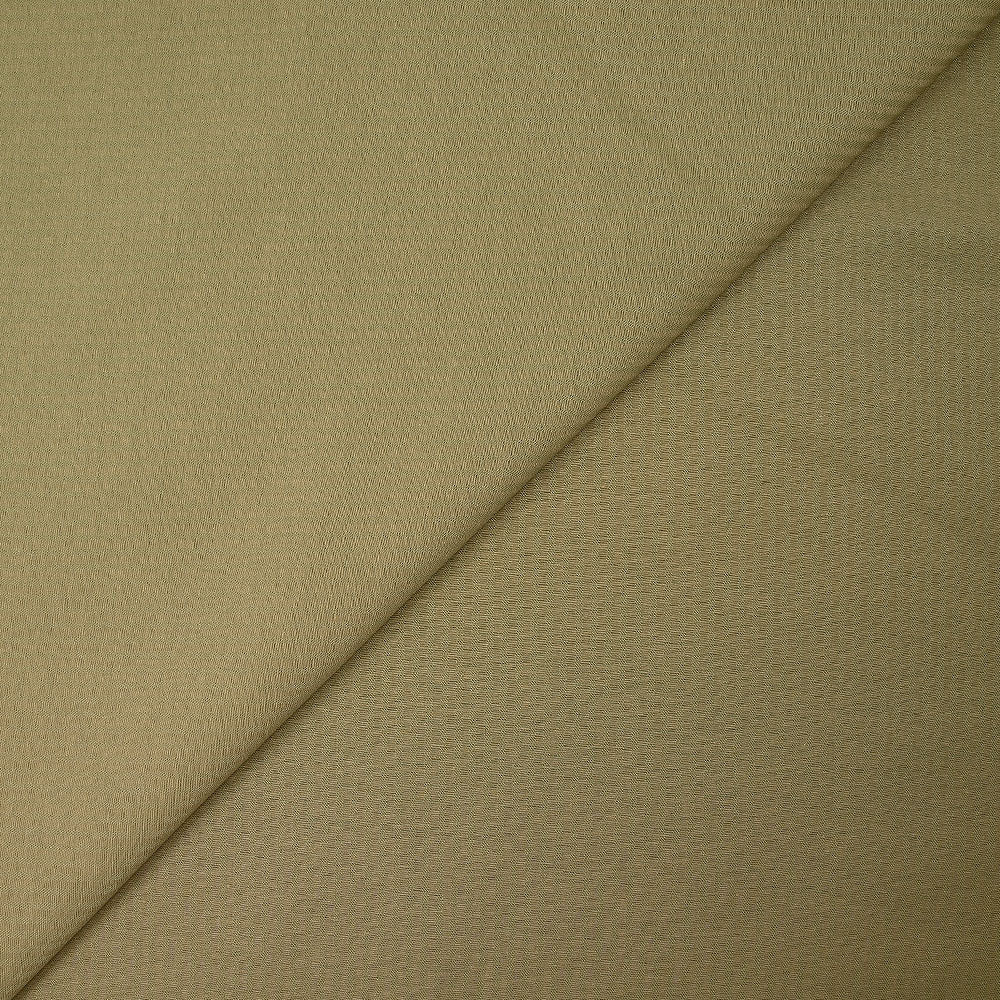 Polycoton jacquard rayure ton sur ton vert amande
