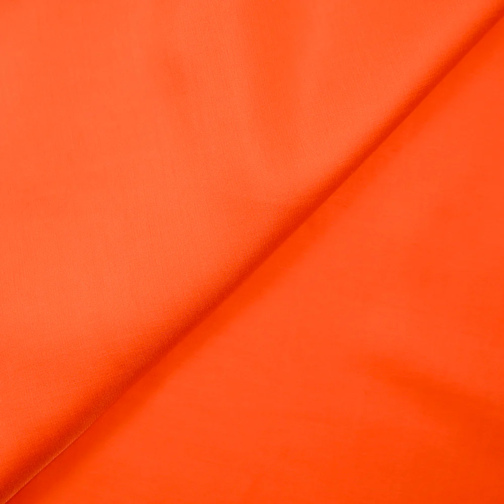 Polycoton satiné Caty orange