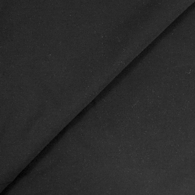 Popeline de viscose noir