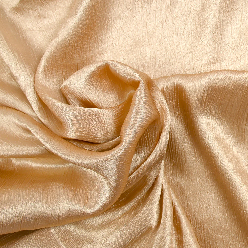 Satin crinkle doré - Image 2