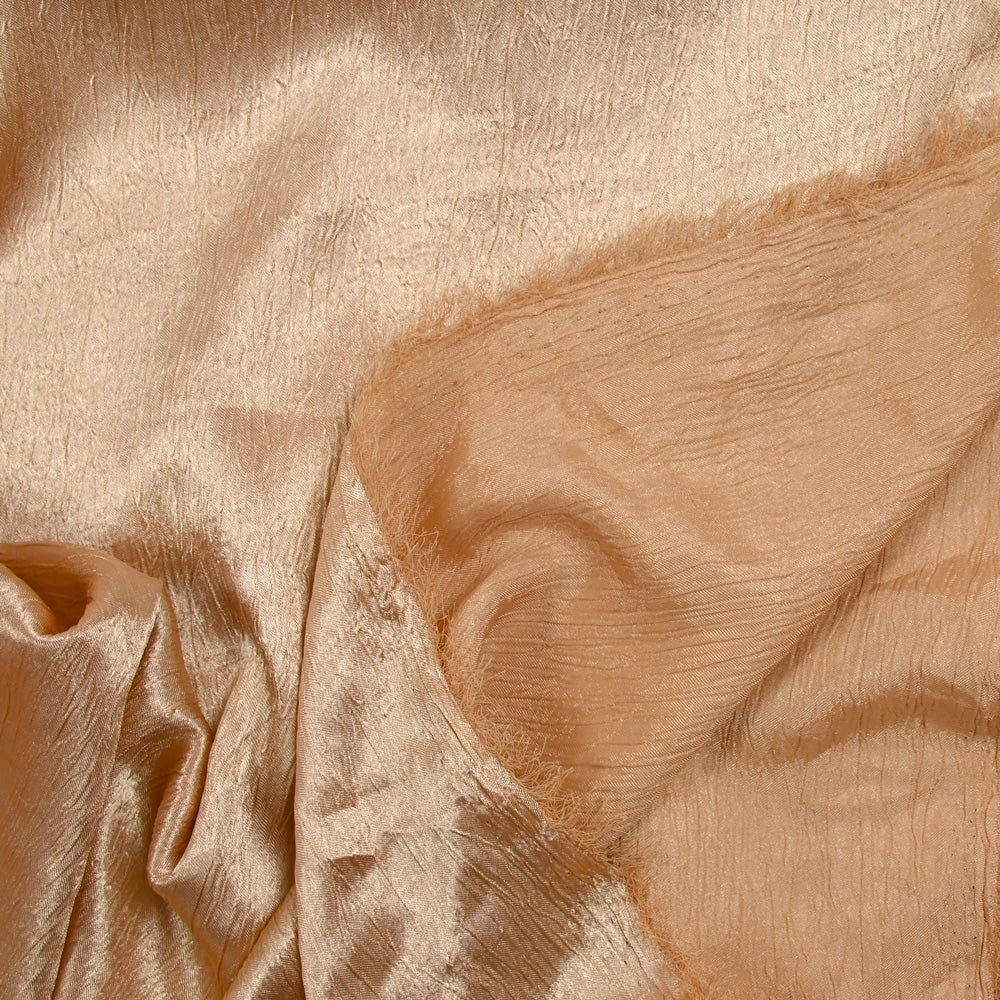 Satin crinkle doré - Image 3