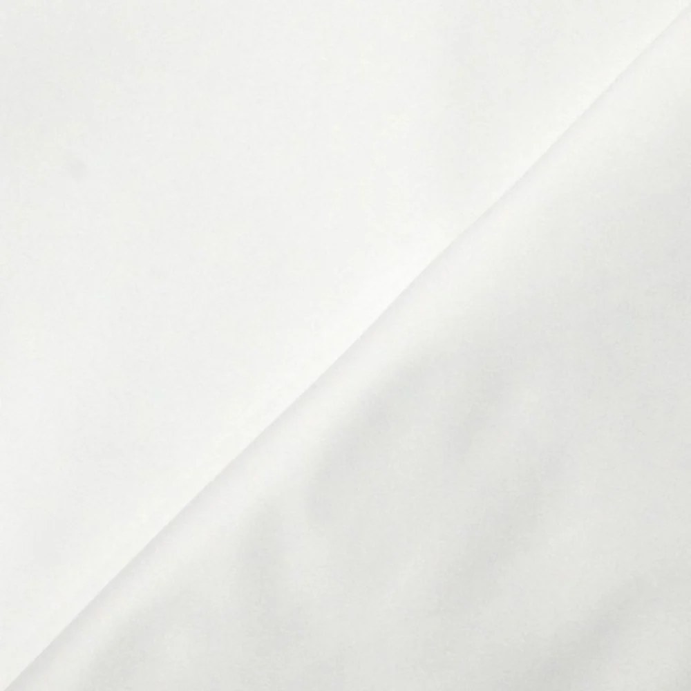 Satin de coton blanc
