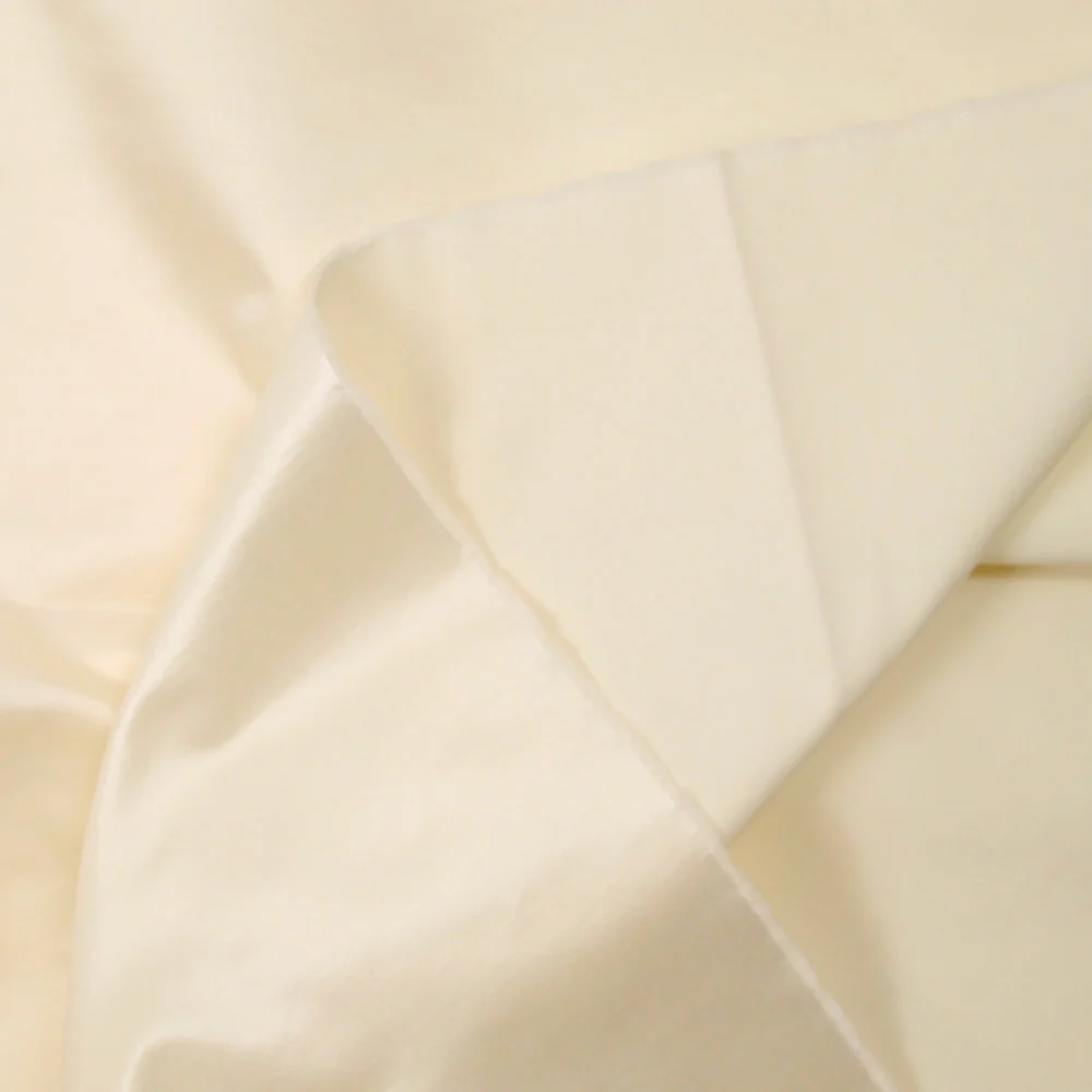Satin duchesse 100% soie crème - Image 3