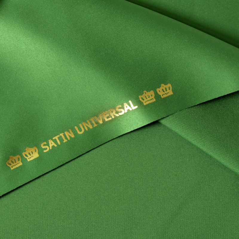 Satin mat toucher soie vert sapin - Image 2