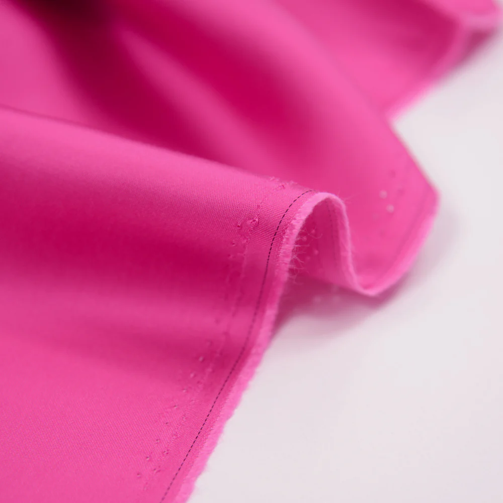 Satin viscose rose - Image 3