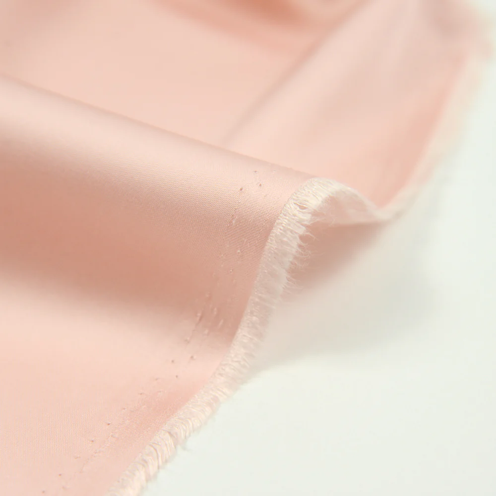 Satin viscose vieux rose - Image 3