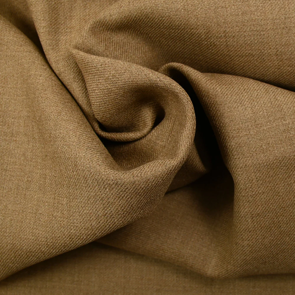 Sergé 100% laine camel - Image 2
