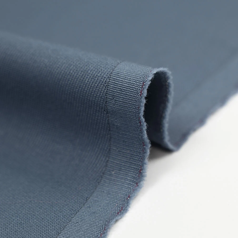 Sergé 100% laine vierge bleu barbeau - Image 5