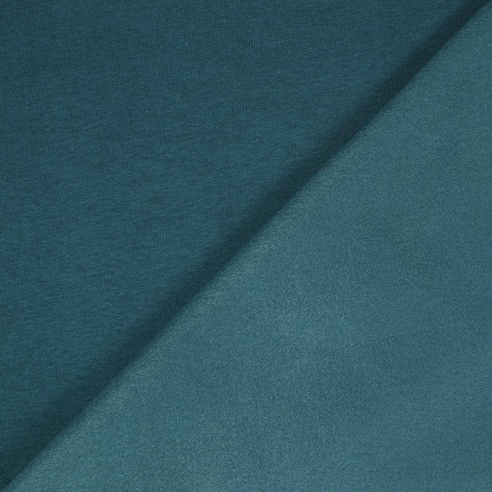 Sweat minkee épais bleu pétrole