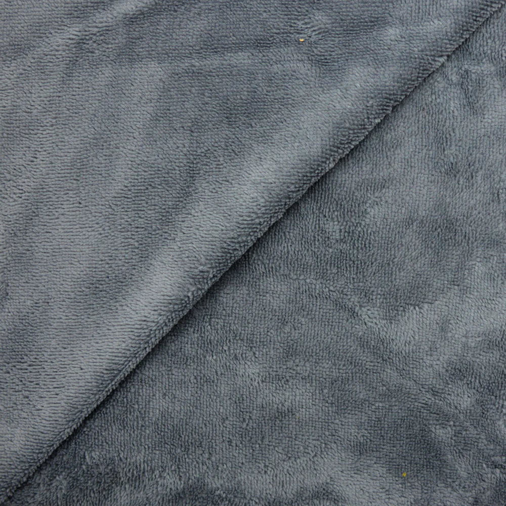 Tissu éponge bambou gris foncé vendu au mètre
