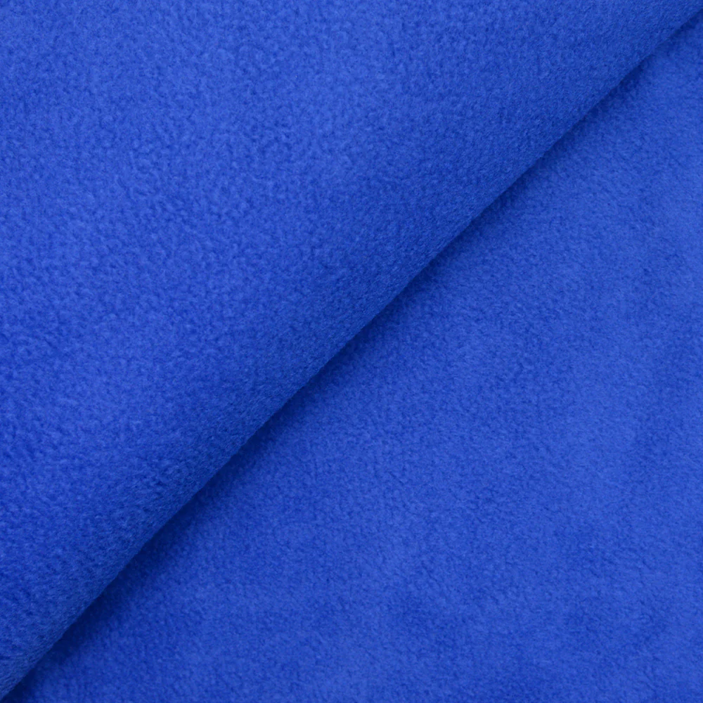 Tissu polaire bleu roi