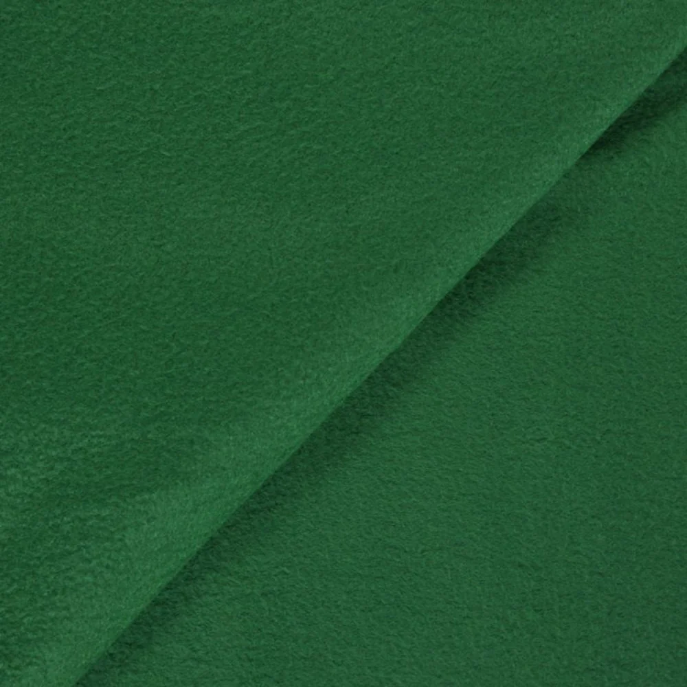 Tissu polaire vert