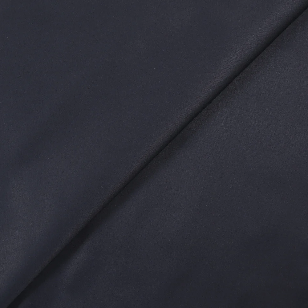 Tissu tailleur coton bleu nuit
