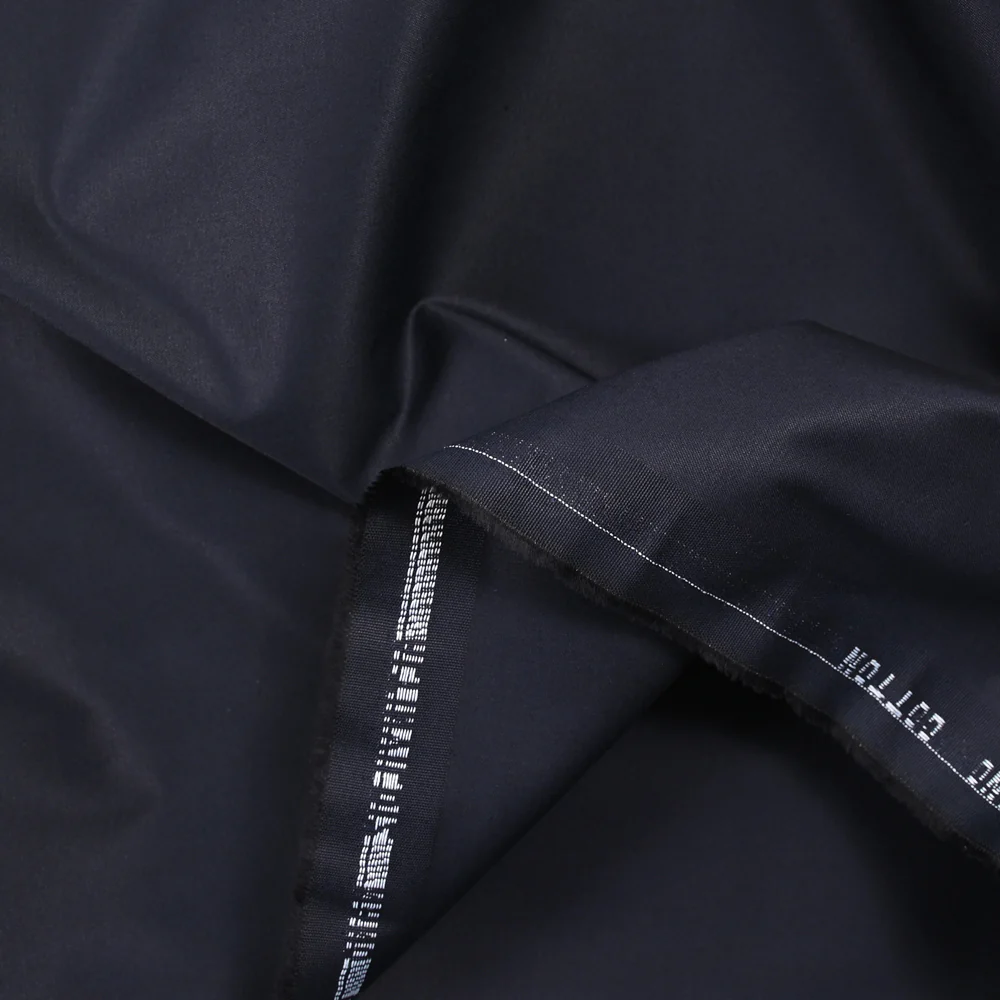 Tissu tailleur coton bleu nuit - Image 4