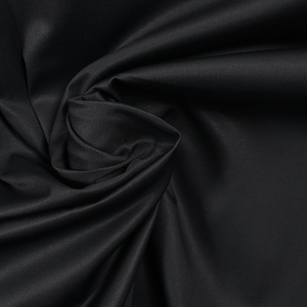 Tissu tailleur coton noir - Image 2