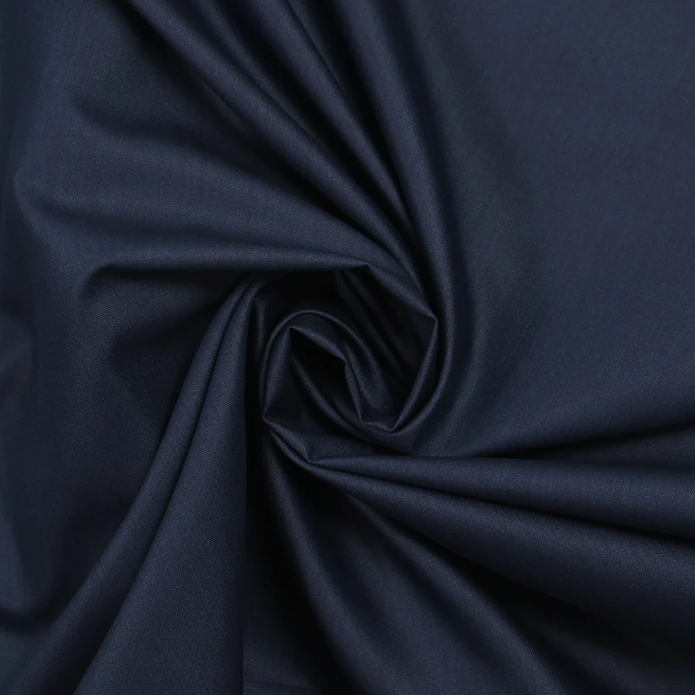 Tissu tailleur en polyester bleu marine - Image 2