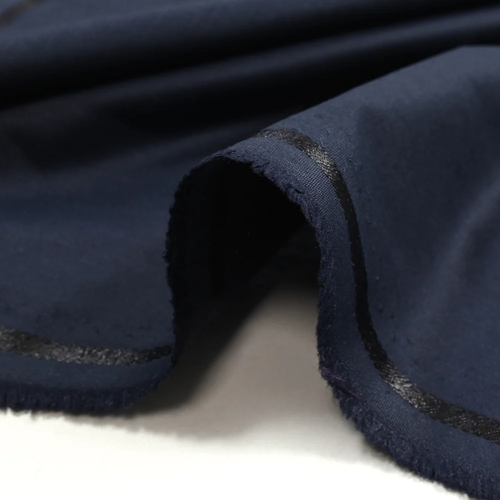 Tissu tailleur en polyester bleu marine - Image 5