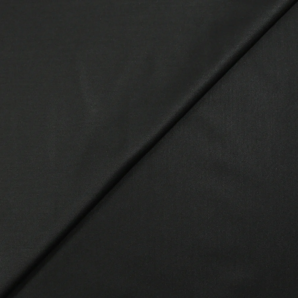 Tissu tailleur en polyester noir