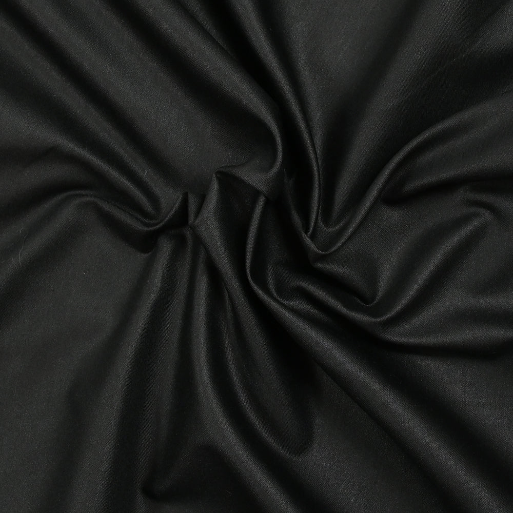 Tissu tailleur en polyester noir - Image 3