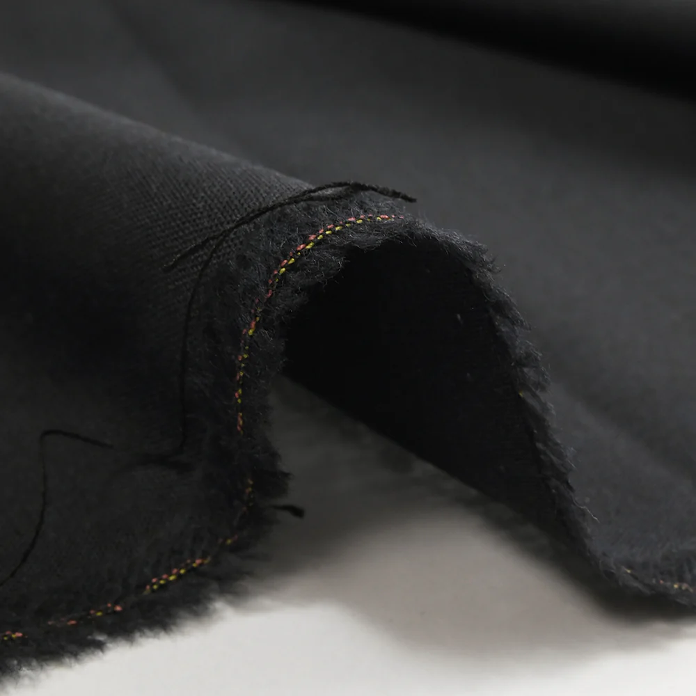 Tissu tailleur laine mélangée bleu nuit - Image 4
