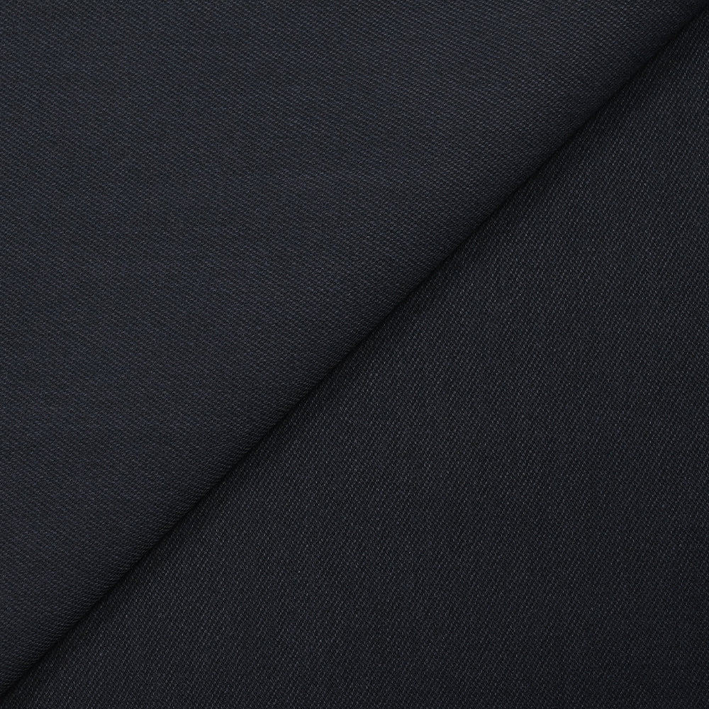 Tissu tailleur laine mélangée fantaisie bleu nuit