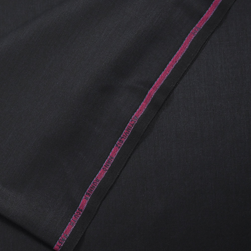 Tissu tailleur laine mélangée sergé bleu de minuit - Image 3