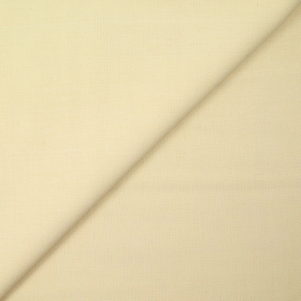 Toile 100% laine écrue