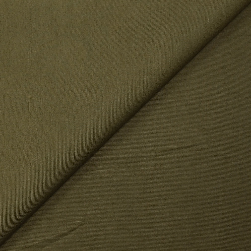 Twill de 100% laine vert kaki