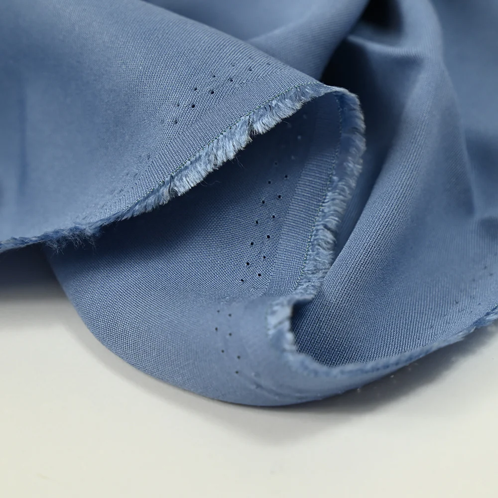 Twill de viscose bleu barbeau - Image 4