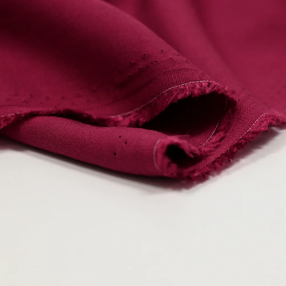 Twill de viscose lie de vin - Image 4