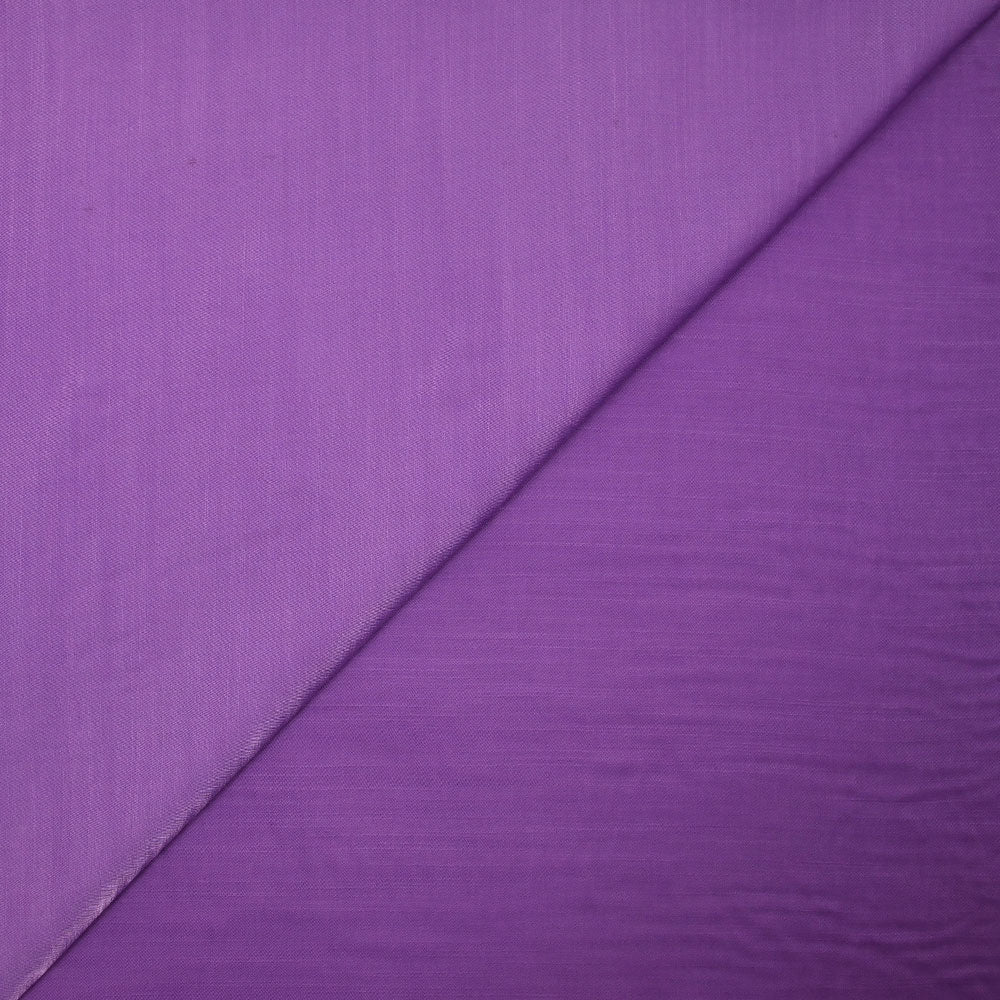 Twill polyviscose doupionné satiné Rosa violet