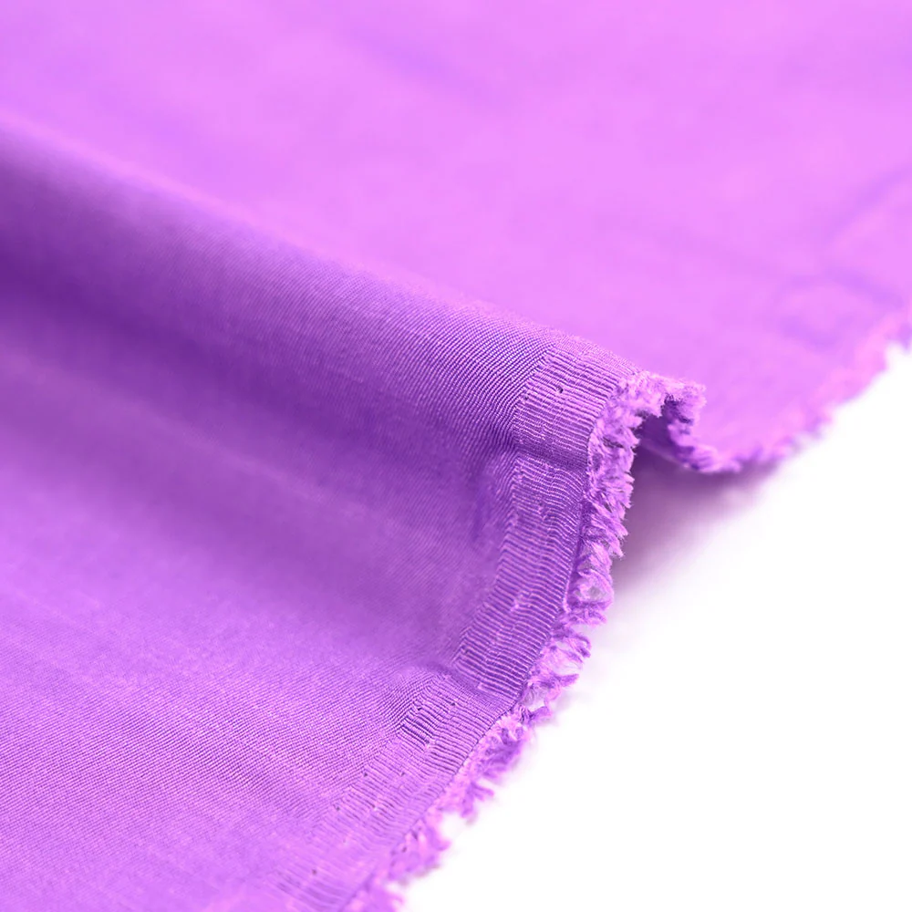 Twill polyviscose doupionné satiné Rosa violet - Image 4