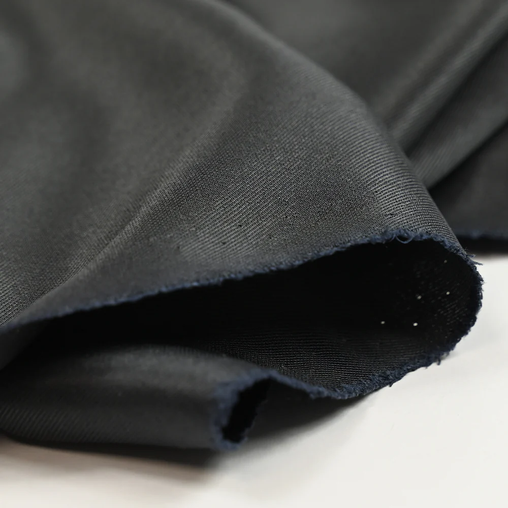 Twill 100% soie gris anthracite - Image 6